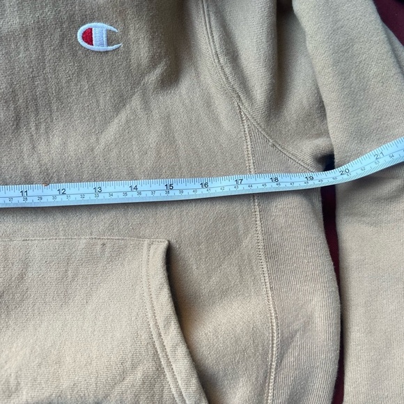 Reverse Champion Tan Men’s Small Hoodie - Picture 2 of 4